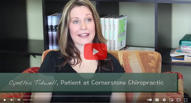 Cornerstone Chiropractic Patient Testimonial
